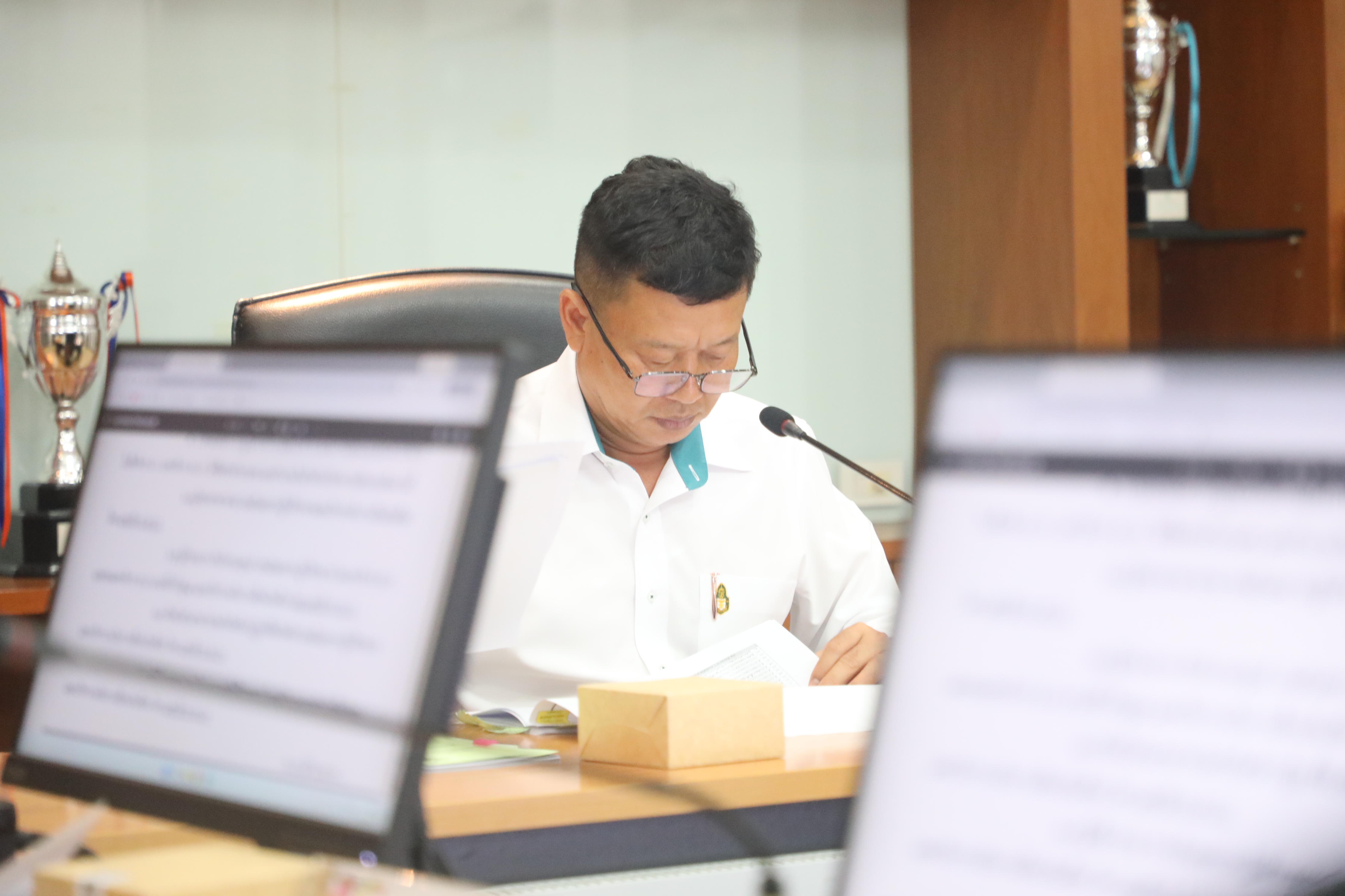 title - ส.ป.ก. ประชุมคณะกรรมการกลั่นกรองผลการประเมิน ผลการปฏิบัติราชการของข้าราชการพลเรือนสามัญ ในสังกัดสำนักงานการปฏิรูปที่ดินเพื่อเกษตรกรรม ครั้งที่ 1/2569